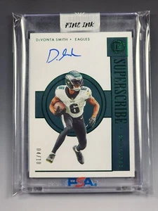 Devonta Smith 2022 Panini Encased Superscribed Signatures 4/10 AUTO NM-MINT - Picture 1 of 5