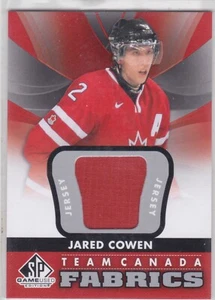 12/13 SP GAME USED...JARED COWEN...TEAM CANADA FABRICS...# TC-4...CANADA - Picture 1 of 1