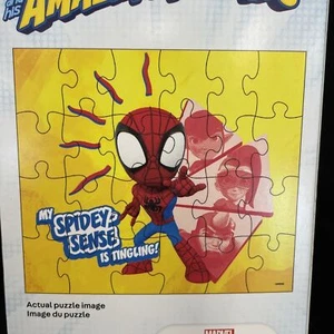 Marvel Spidey & Friends “My Spidey Sense Is Tingling” 24 PCs Puzzle 10”x9” - Picture 1 of 3