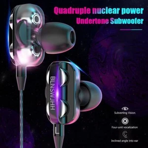 A4 Auricolare in-ear cablato da 3,5 mm Controllo volume Auricolare musicale con  - Zdjęcie 1 z 7
