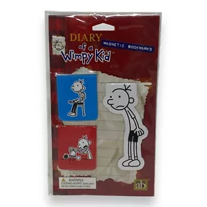 Tagebuch eines wimpy Kid Greg Heffley magnetische Lesezeichen 3er Set - NEU & VERSIEGELT - Bild 1 von 2