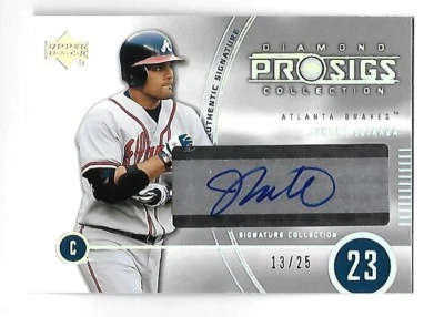 JOHNNY ESTRADA 2004 Upper Deck Diamond Pro Sigs Collection auto /25 Autograph - Image 1 of 2