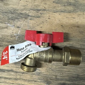 ProLine Quarter Turn Hose Bibb MPT/SWT x MHT Brass 1/2" x 3/4" 103-023HN - Picture 1 of 1