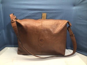 Cristian Schultertasche echt Used Leder Made in Italy braun - Bild 1 von 24