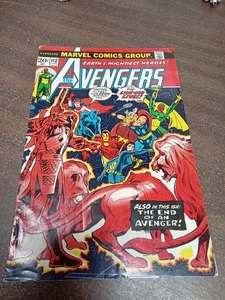 The Avengers #112 "The Lion God Lives!" Added Staples 1973 - Picture 1 of 11
