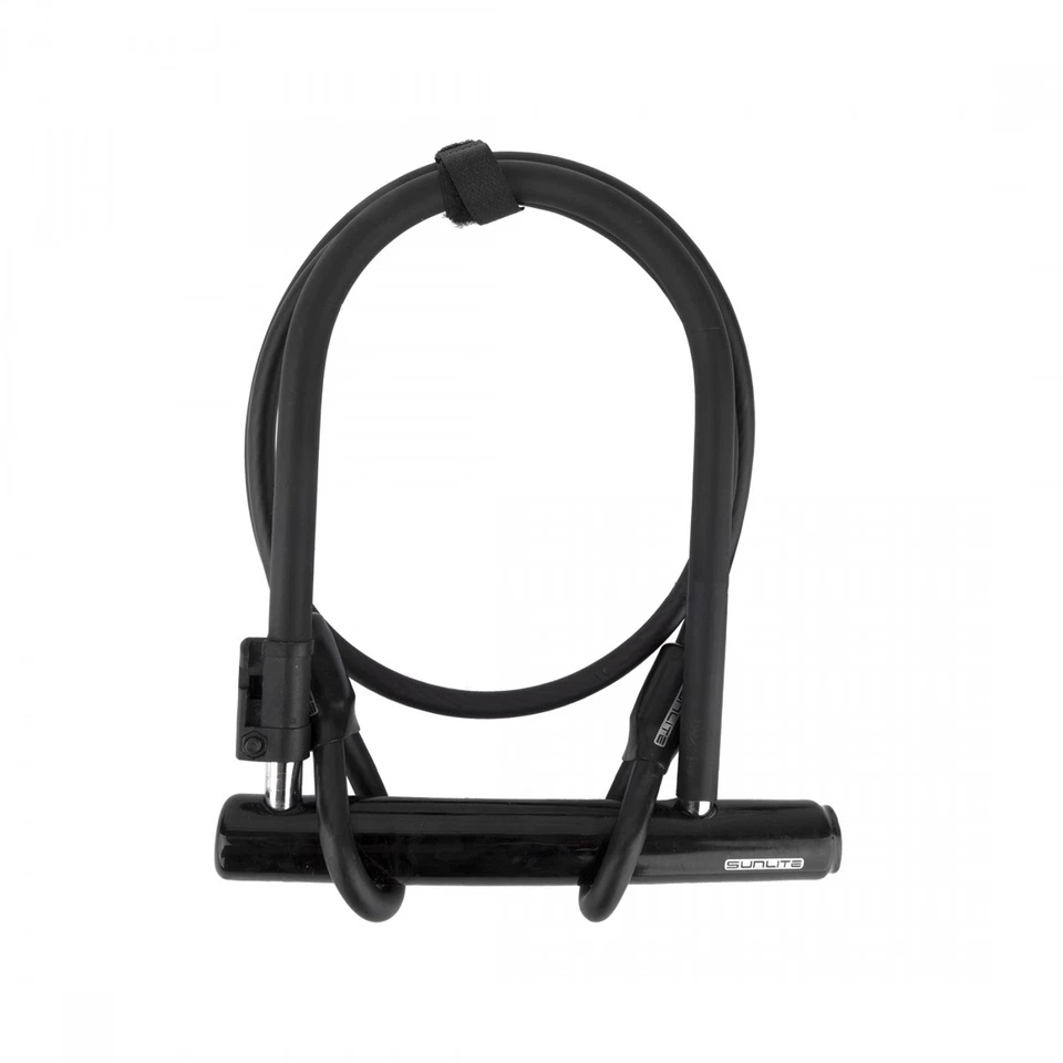 Sunlite U-Lock with 4ft 10mm Cable & Bracket - Hardened Shackle, Weatherproof, - Image 1 of 1