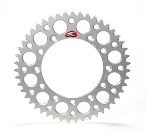 RENTHAL REAR ULTRALIGHT SPROCKET SILVER GROOVED 50T - Picture 1 of 2
