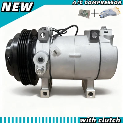 A/C Compressor W/ Clutch Fits Mazda Miata 1.8L 1999 2000 2001 2002 2003 2004 - Изображение 1 из 4