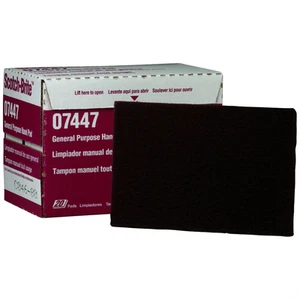 3M Automotive 7447 Maroon Scotch Brite Pad - Picture 1 of 3