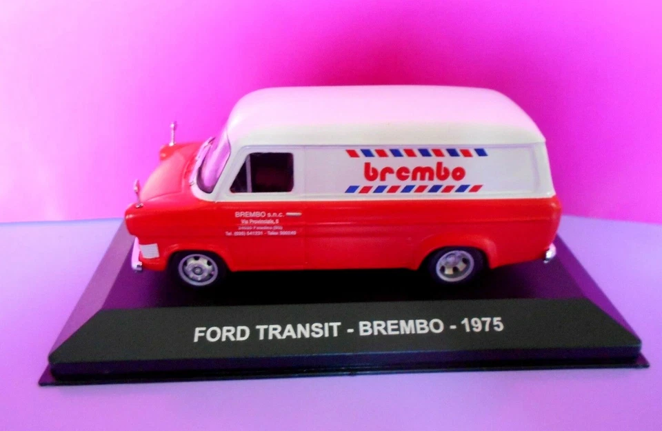  Die Cast Pubblicitari  - Ford Transit Brembo - 1975 Scala 1:43 [#81B] - Immagine 1 di 1