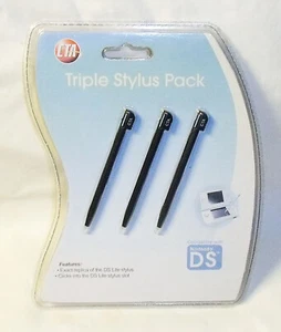 Triple Stylus Pack for Nintendo DS lite (DS-TSPB) CTA Digital (new, sealed) - Picture 1 of 2