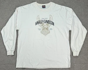 Harley Davidson San Diego 1998 Vtg Made In USA Embroidered T-Shirt Size 2X - Picture 1 of 11