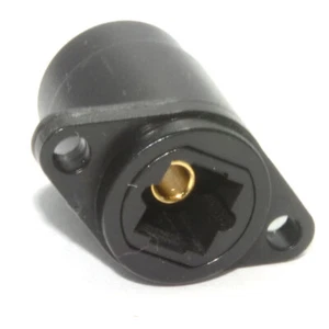 Optischer TOSlink Wand oder Abdeckplatte Panel Halterung Buchse auf Buchse Kupplung Adapter - Bild 1 von 6