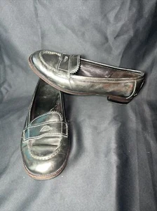 Tory Butch silberne Halbschuhe Größe 7 1/2 - Bild 1 von 6