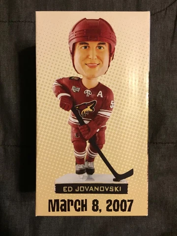 Phoenix Coyotes Ed Jovanoski Bobblehead New w/ box Cover
