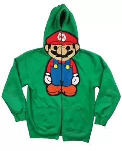 A Bathing Ape Bape Baby Milo X Super Mario Full Zip Hoodie Made In Japan No Zip - Picture 1 of 15