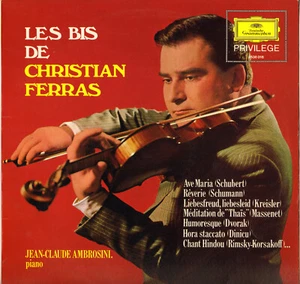 CHRISTIAN FERRAS "LES BIS" LP 1978 DEUTSCHES GRAMMOPHON 2538 016 - Bild 1 von 2