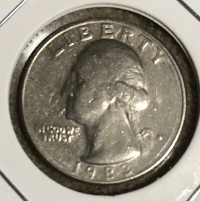 1983-D 25c WASHINGTON QUARTER Coin VF Mint Error ￼￼RPM DDO Ear / Eye Rare￼ - Image 1 of 4
