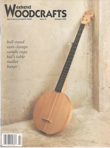 Weekend Woodcrafts Feb 1995, Hall Stand, Cam Clamps, Candle Cups Mallet Banjo - Picture 1 of 1