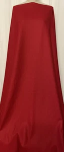 100% Wool Deep Red High Quality Vibrant Soft Flannel Fabric By The Yard 60" Wide - Picture 1 of 8