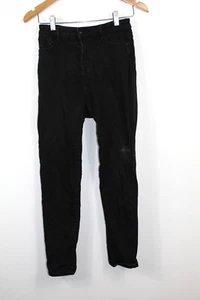 Jay Jays Women's Jessie High Rise Crop Skinny Leg Jeans, Black, Size 8 - Picture 1 of 10