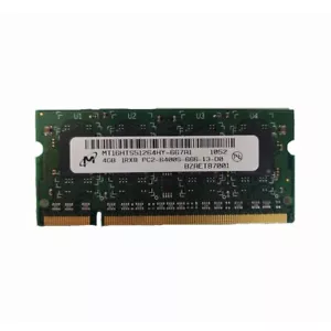 Micron 4GB 1Rx8 PC2-6400 DDR2-800MHz DDR2 200pin SODIMM Laptop Memory - Picture 1 of 1