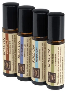 Fabulous Frannie Pre-Diluted Essential Oil Roll On Value Set 4 Pack - 10ml each - Picture 1 of 1