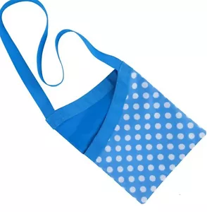 Pflugtasche über der Schulter Tupfen blau fleckig 33x27 cm Qualität Wäschehalter - Bild 1 von 4