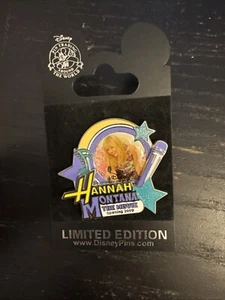 DISNEY PIN HANNAH MONTANA THE MOVIE OPENING 2009 DISNEY CHANNEL LE 1000 VHTF - Picture 1 of 4