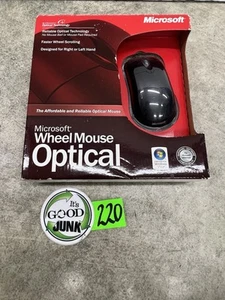 Microsoft Wheel Mouse Optical USB PS/2 - D66-00069 New Factory Sealed - Bild 1 von 8