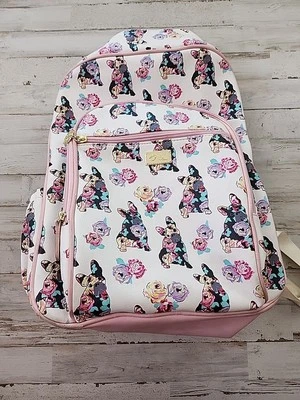 Mochila Betsey Johnson Floral Rosa Frenchie Cachorro Bulldog Francés BIEN AMADA Foto 1 de 4