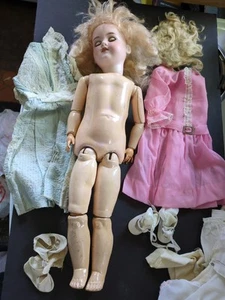 Antique 22" Armand Marseille 390 A6m Sleepy Eye Bisque Doll Germany W Original - Picture 1 of 22