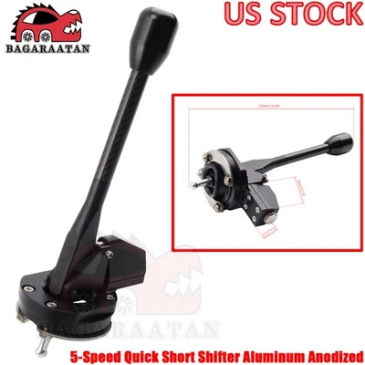 R32 R33 Quick Short Shifter Aluminum Anodized For Nissan Skyline R32 GTR 5-Speed - Image 1 of 4