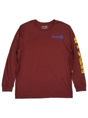 Dragon Ball Super Mens Burgundy Battle Of Gods Long Sleeve Graphic T-Shirt Large - Image 1 of 2
