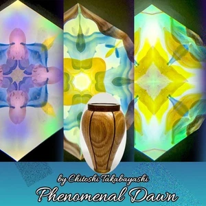 Caleidoscopio Fenomenal Dawn de Chitoshi Takabayashi 2 espejos tipo aceite arte en madera - Imagen 1 de 10