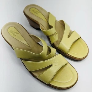 Dansko Womens Clog Sandals Open Toe Shoes Size 41 , 9.5 Slip On Avocado Green - Picture 1 of 12