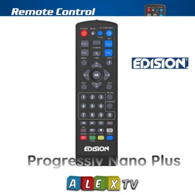 Edision Progressiv Nano Plus HD Original Original Ersatz Fernbedienung RCU1 - Bild 1 von 4