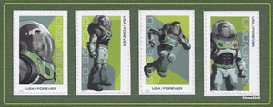 Scott #5709-12 Buzz Lightyear - Go Beyond (Singles Set of 4) 2022 Mint NH - Picture 1 of 2