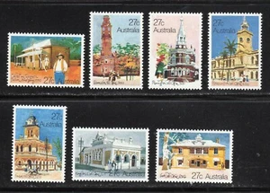Australia 1982 SC# 832-838 - Australian Post Offices - 7 Stamps M-H Lot # 062 - Picture 1 of 2