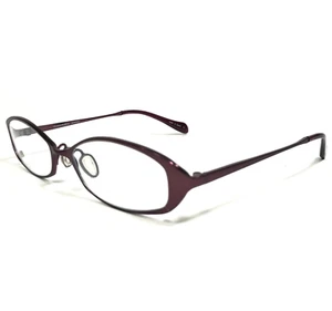 Oliver Peoples Petite Eyeglasses Frames OV1084T 5048 Carel Purple Oval 50-17-135 - Picture 1 of 13