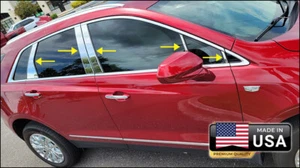 FITS CADILLAC XT5 2017-25 stainless mirror chrome window pillar posts 10pcs - Foto 1 di 5
