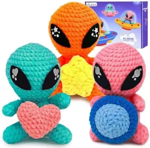 Crochet Kit for Beginners, Crochet Starter Kit with Step-By-Step Video Tutorials - Picture 1 of 7