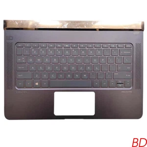 Para HP Spectre 13-V TPN-C127 Repostal Con Teclado Retroiluminado Cubierta C Marrón - Imagen 1 de 4