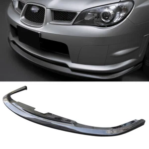 Carbon Fiber Front Spoiler Bumper Lip Splitter For Subaru Impreza WRX 2006UP - Picture 1 of 12