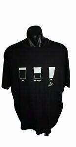 Guinness Official Glass T-Shirt Men's Black Size Large BNWOT