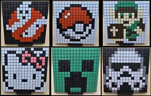 Retro Pixel Art Puzzles! - Great for kids and adults! - Picture 1 of 15