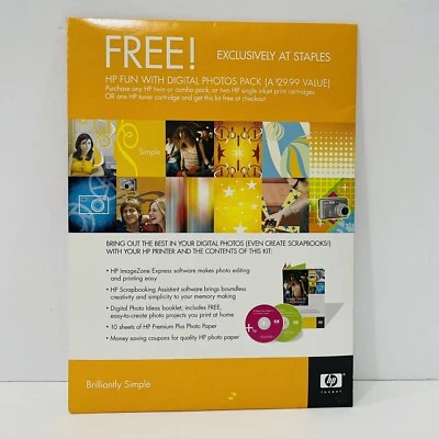 hp Invent Brilliantly Simple Exclusively At Staples Fun W Digital Photos Pack - Image 1 of 3