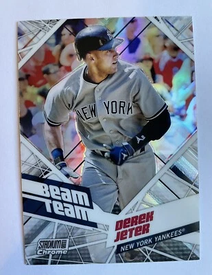 2021 Stadium Club Chrome Beam Team #BTC1 Derek Jeter Yankees - Image 1 of 2