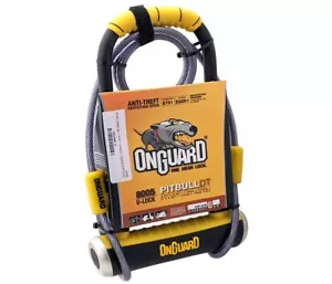 OnGuard Pitbull 8005DT U-Schloss mit Sicherheitskabel und Tragehalterung - Bild 1 von 1