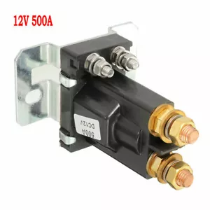 12V 500A Car Dual Battery Isolator Relay Start Cut Off Power Switch Controller - Imagen 1 de 7